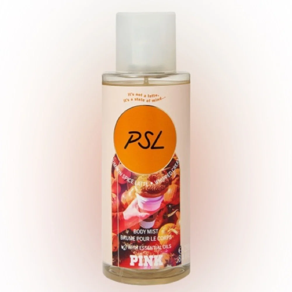 VS PINK Pumpkin Spice Latte Body Mist PSL Limited Edition Warm Sweet Fall Scent
